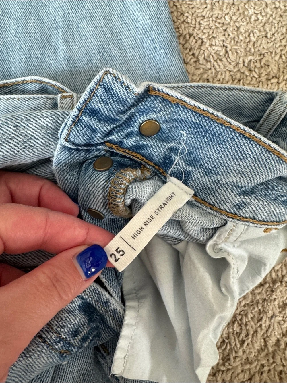 Pacsun jeans 25 high rise straight